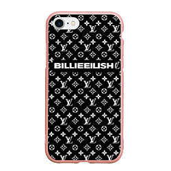 Чехол iPhone 7/8 матовый BILLIE EILISH x LOUIS VUITTON, цвет: 3D-светло-розовый