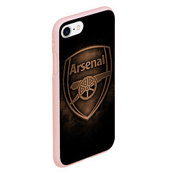 Чехол iPhone 7/8 матовый Arsenal, цвет: 3D-светло-розовый — фото 2