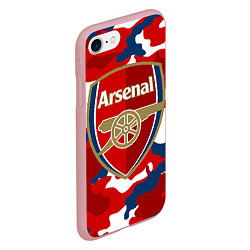 Чехол iPhone 7/8 матовый Arsenal, цвет: 3D-баблгам — фото 2