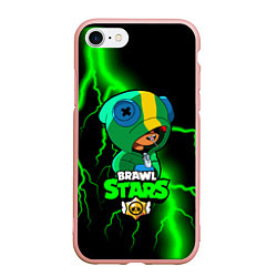 Чехол iPhone 7/8 матовый Brawl Stars LEON