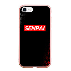 Чехол iPhone 7/8 матовый СЕМПАЙ - SENPAI