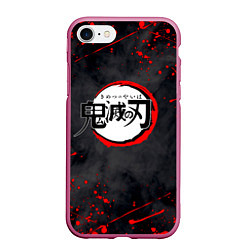 Чехол iPhone 7/8 матовый KIMETSU NO YAIBA