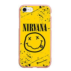 Чехол iPhone 7/8 матовый NIRVANA, цвет: 3D-светло-розовый