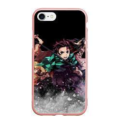 Чехол iPhone 7/8 матовый KIMETSU NO YAIBA