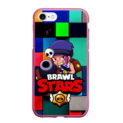 Чехол iPhone 7/8 матовый Brawl Stars - Penny, цвет: 3D-малиновый