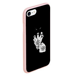 Чехол iPhone 7/8 матовый Выжигющий Искру, цвет: 3D-светло-розовый — фото 2