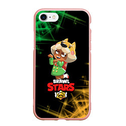 Чехол iPhone 7/8 матовый BRAWL STARS NITA, цвет: 3D-светло-розовый