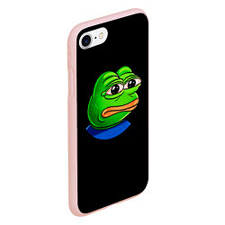 Чехол iPhone 7/8 матовый Frog, цвет: 3D-светло-розовый — фото 2