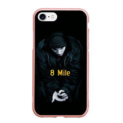 Чехол iPhone 7/8 матовый EMINEM, цвет: 3D-светло-розовый