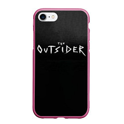 Чехол iPhone 7/8 матовый The Outsider, цвет: 3D-малиновый