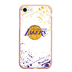 Чехол iPhone 7/8 матовый LA LAKERS