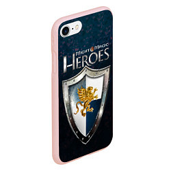 Чехол iPhone 7/8 матовый Heroes of Might and Magic, цвет: 3D-светло-розовый — фото 2