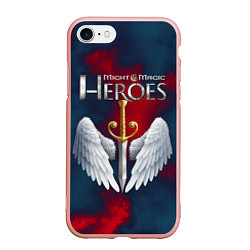 Чехол iPhone 7/8 матовый Heroes of Might and Magic, цвет: 3D-светло-розовый