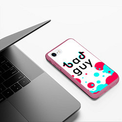 Чехол iPhone 7/8 матовый ТИК ТОК, цвет: 3D-малиновый — фото 2