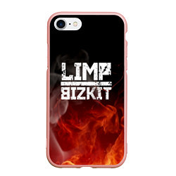 Чехол iPhone 7/8 матовый LIMP BIZKIT, цвет: 3D-светло-розовый