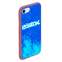 Чехол iPhone 7/8 матовый Roblox, цвет: 3D-малиновый — фото 2