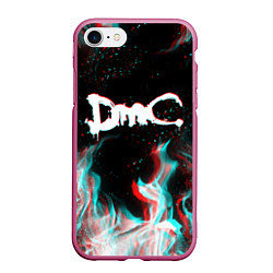 Чехол iPhone 7/8 матовый DEVIL MAY CRY DMC, цвет: 3D-малиновый