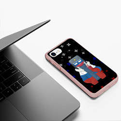 Чехол iPhone 7/8 матовый CountryHumans, цвет: 3D-светло-розовый — фото 2