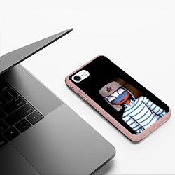 Чехол iPhone 7/8 матовый CountryHumans - Россия, цвет: 3D-светло-розовый — фото 2