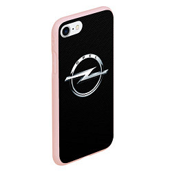 Чехол iPhone 7/8 матовый Opel, цвет: 3D-светло-розовый — фото 2