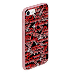 Чехол iPhone 7/8 матовый Iron Maiden, цвет: 3D-баблгам — фото 2