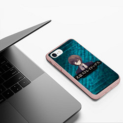 Чехол iPhone 7/8 матовый Bungou Stray Dogs, цвет: 3D-светло-розовый — фото 2