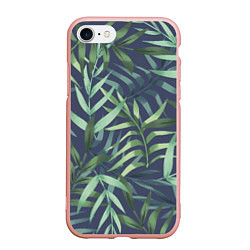 Чехол iPhone 7/8 матовый Арт из джунглей, цвет: 3D-светло-розовый