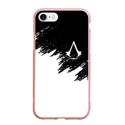 Чехол iPhone 7/8 матовый ASSASSINS CREED, цвет: 3D-светло-розовый