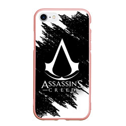 Чехол iPhone 7/8 матовый ASSASSINS CREED, цвет: 3D-светло-розовый