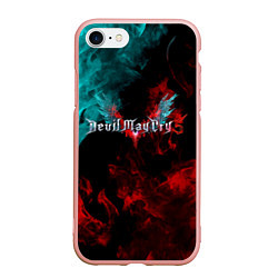 Чехол iPhone 7/8 матовый DEVIL MAY CRY, цвет: 3D-светло-розовый