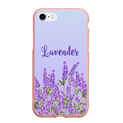Чехол iPhone 7/8 матовый Lavander, цвет: 3D-светло-розовый