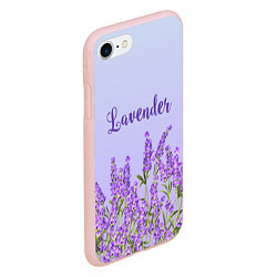 Чехол iPhone 7/8 матовый Lavander, цвет: 3D-светло-розовый — фото 2