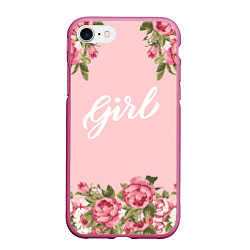 Чехол iPhone 7/8 матовый Girl