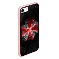 Чехол iPhone 7/8 матовый RESIDENT EVIL 3, цвет: 3D-светло-розовый — фото 2