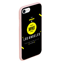 Чехол iPhone 7/8 матовый Off-White: Los Angeles, цвет: 3D-светло-розовый — фото 2