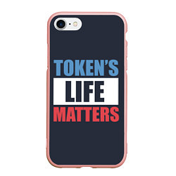 Чехол iPhone 7/8 матовый TOKENS LIFE MATTERS