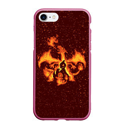 Чехол iPhone 7/8 матовый Чермандер Эша, цвет: 3D-малиновый
