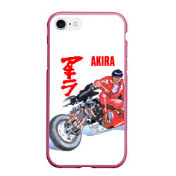 Чехол iPhone 7/8 матовый AKIRA, цвет: 3D-малиновый