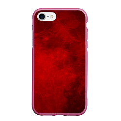 Чехол iPhone 7/8 матовый МАРС, цвет: 3D-малиновый