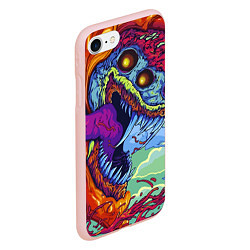 Чехол iPhone 7/8 матовый HYPERBEAST, цвет: 3D-светло-розовый — фото 2