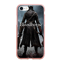 Чехол iPhone 7/8 матовый Bloodborne, цвет: 3D-светло-розовый