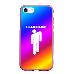 Чехол iPhone 7/8 матовый BILLIE ELLISH 2020, цвет: 3D-малиновый