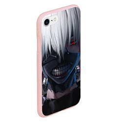 Чехол iPhone 7/8 матовый TOKYO GHOUL, цвет: 3D-светло-розовый — фото 2