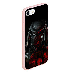 Чехол iPhone 7/8 матовый PREDATOR, цвет: 3D-светло-розовый — фото 2