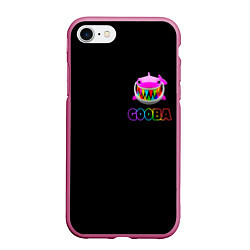 Чехол iPhone 7/8 матовый GOOBA - 6ix9ine, цвет: 3D-малиновый