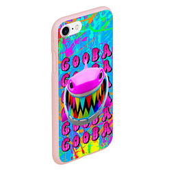 Чехол iPhone 7/8 матовый 6IX9INE GOOBA, цвет: 3D-светло-розовый — фото 2