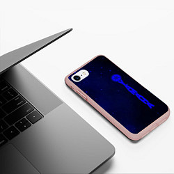 Чехол iPhone 7/8 матовый Yamaha Z, цвет: 3D-светло-розовый — фото 2