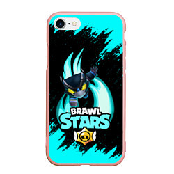 Чехол iPhone 7/8 матовый Brawl stars mecha crow