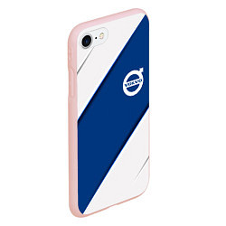 Чехол iPhone 7/8 матовый VOLVO, цвет: 3D-светло-розовый — фото 2