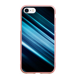 Чехол iPhone 7/8 матовый GEOMETRY STRIPES, цвет: 3D-светло-розовый
